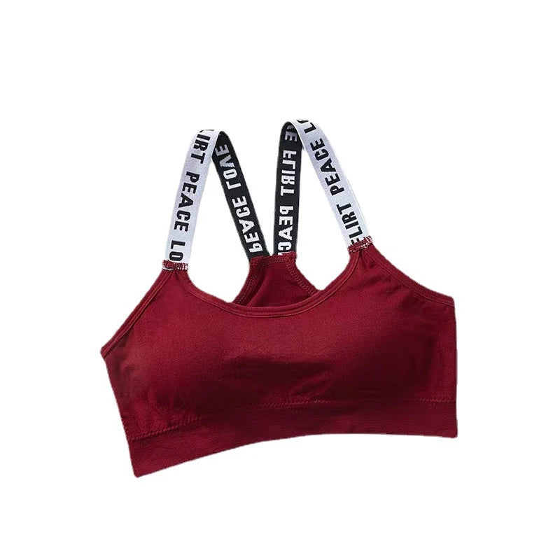 Women Sports Bra Tops For Gym Top Fitness Yoga Female Pad Sportswear Tops Sport