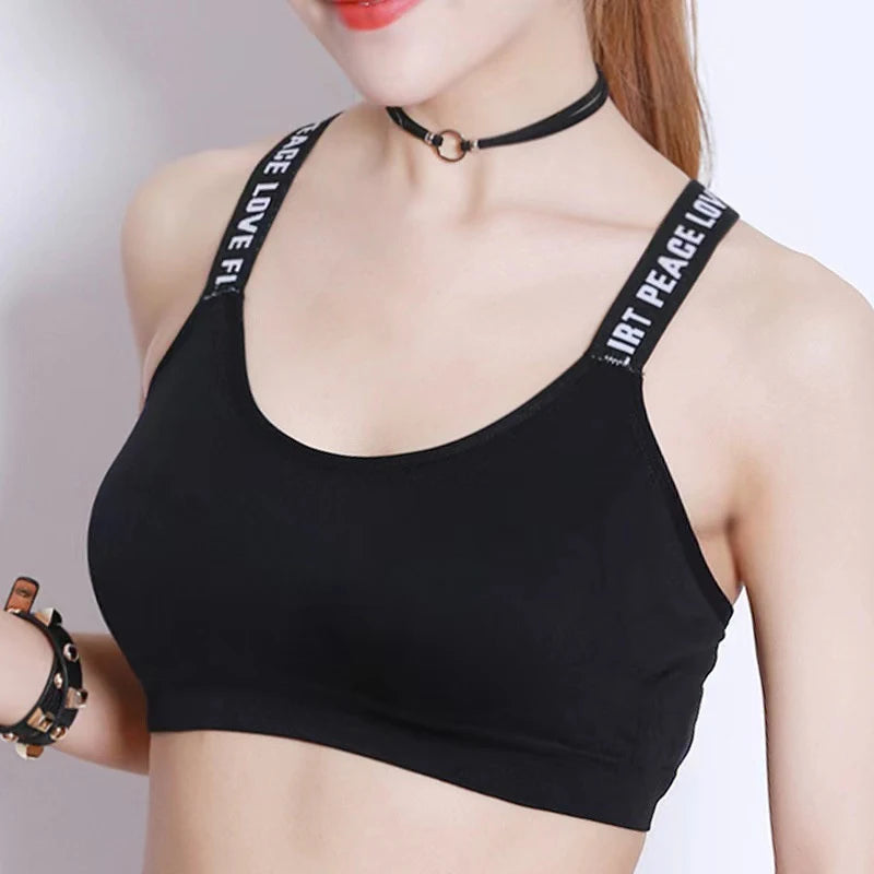 Women Sports Bra Tops For Gym Top Fitness Yoga Female Pad Sportswear Tops Sport